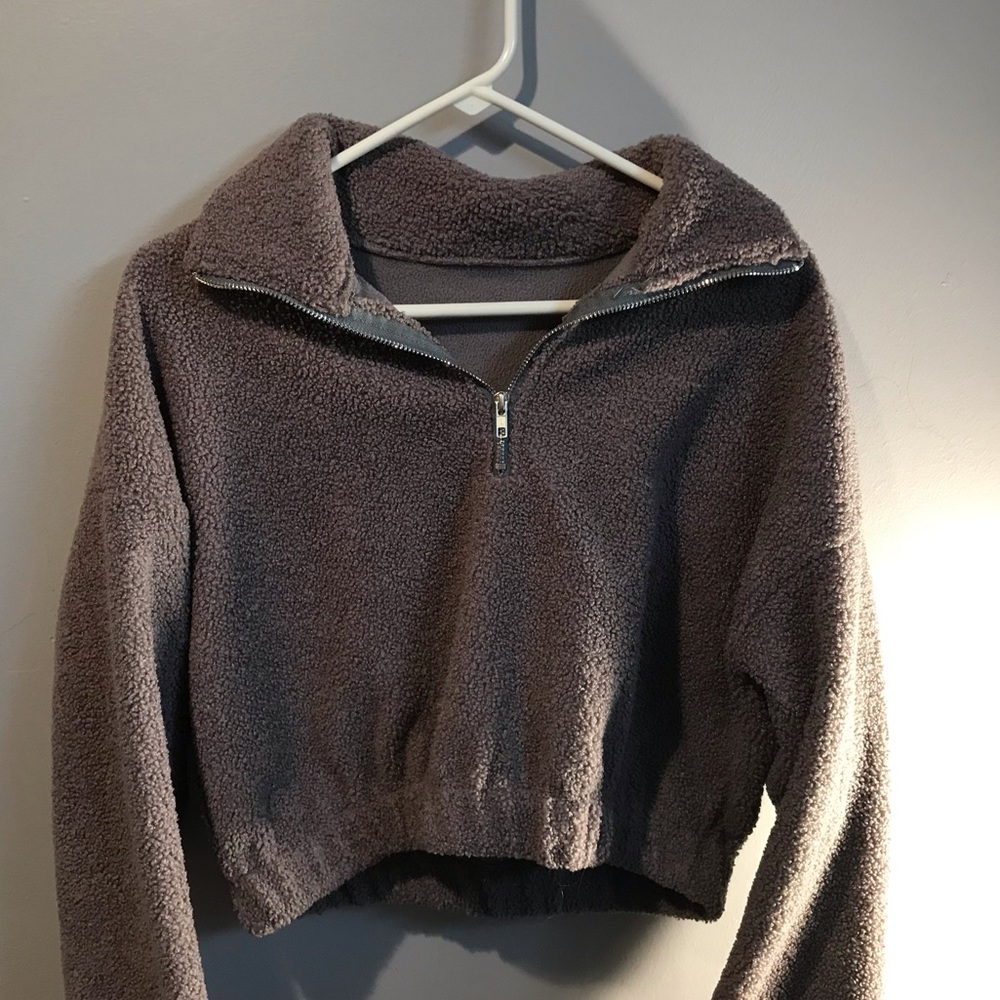 NEW TEDDY JACKET CROP
